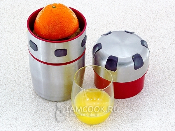 Выжать сок из апельсина