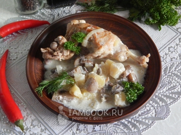 Фото рагу из кролика с картофелем