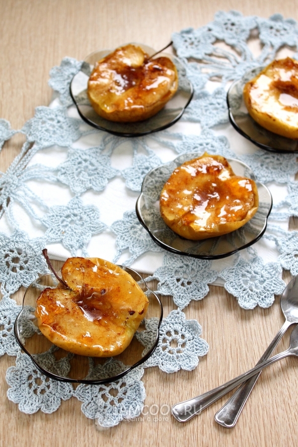 Рецепт яблок запеченных с медом