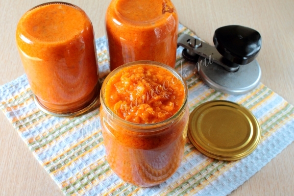 Фото икры из кабачков с майонезом