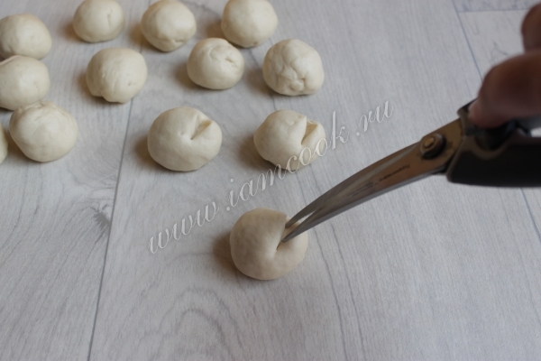 Надрезы на тесте