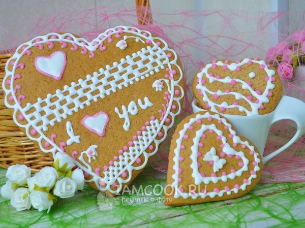 Рецепт пряников на День Святого Валентина