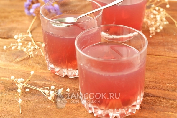 Фото желе из компота