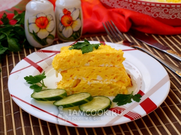 Фото пышного омлета в духовке