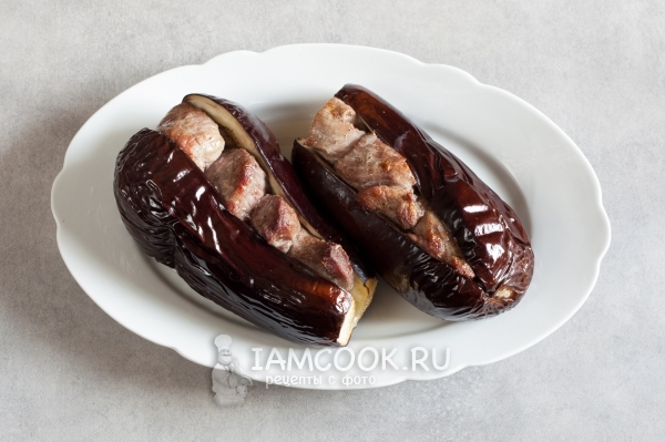 Рецепт баранины в баклажане