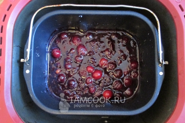 Рецепт варенья из замороженной вишни в хлебопечке