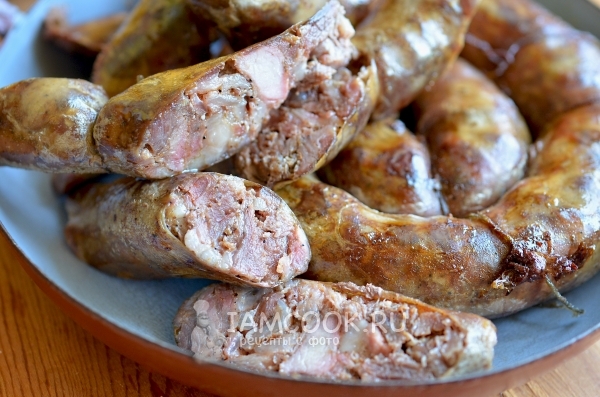 Рецепт домашней колбасы из свинины
