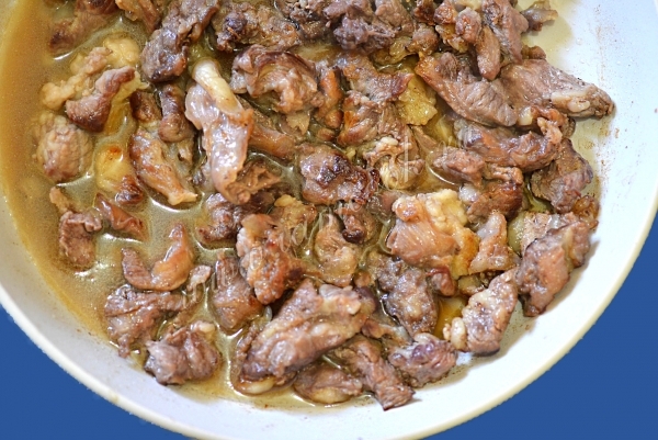 Говядина обжаренная