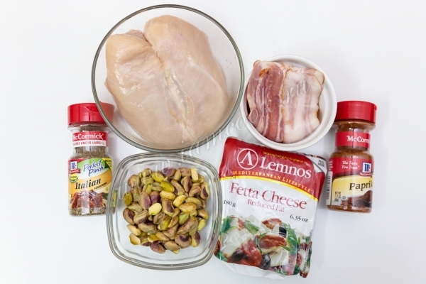 Ингредиенты для куриных рулетиков