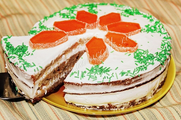 Рецепт морковного торта