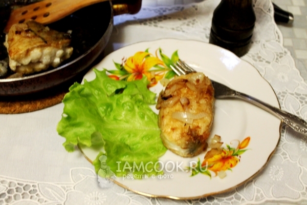 Готовая жареная треска