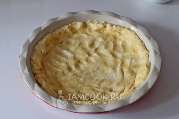 Тесто в форме