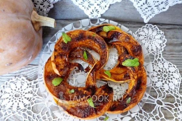 Рецепт тыквы, запеченной с медом и корицей