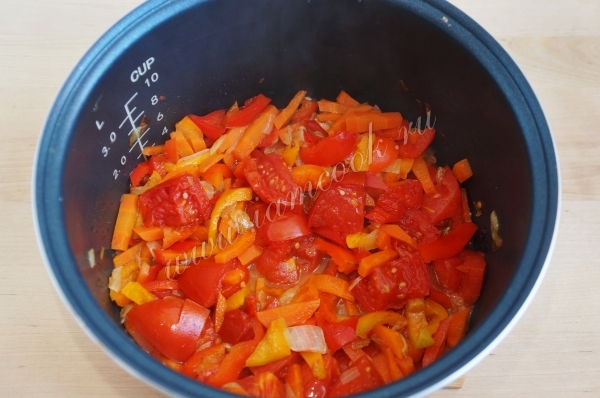 Тушеные овощи в мультиварке