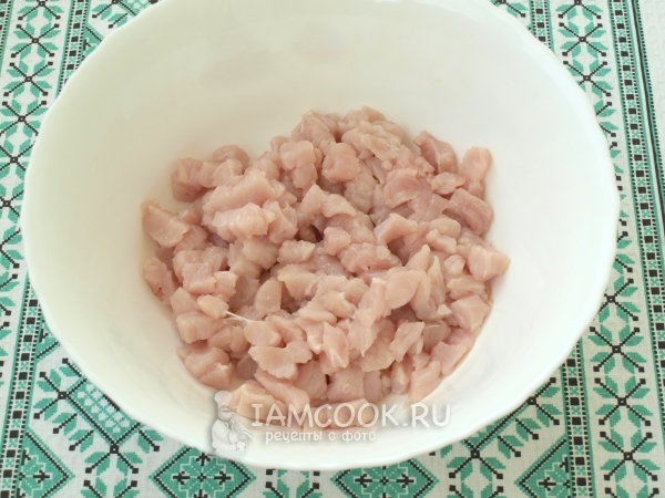 Порезать филе индейки