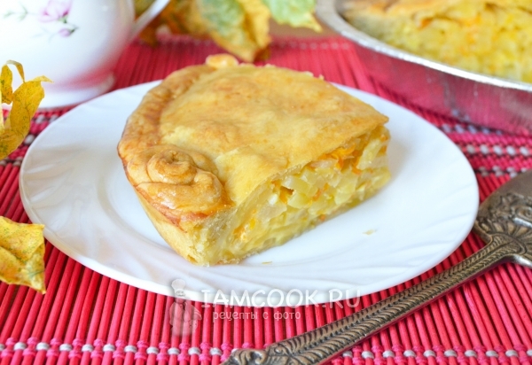 Фото пирога с картошкой в духовке