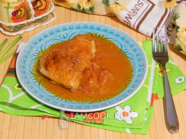 Рецепт яхнии из курицы