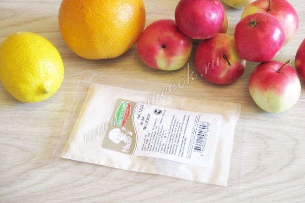 Ингредиенты для мармелада по ГОСТу