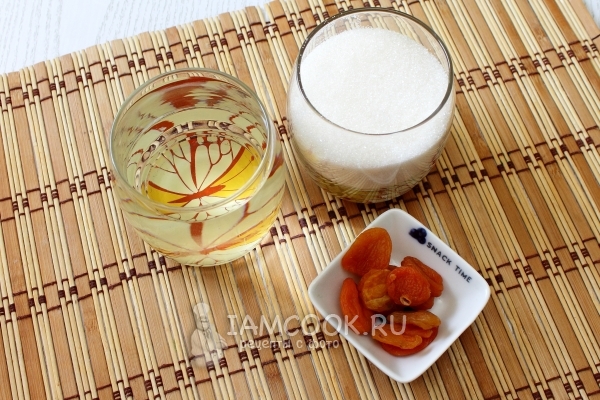 Ингредиенты для компота из кураги