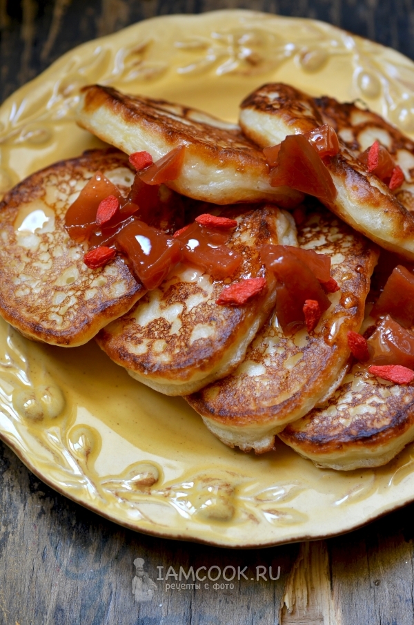 Рецепт оладий на кефире без яиц