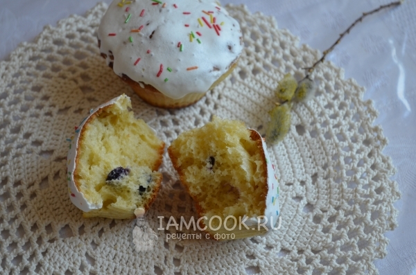 Фото кексов с изюмом на Пасху