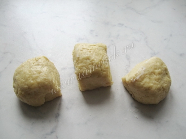 Разделить тесто