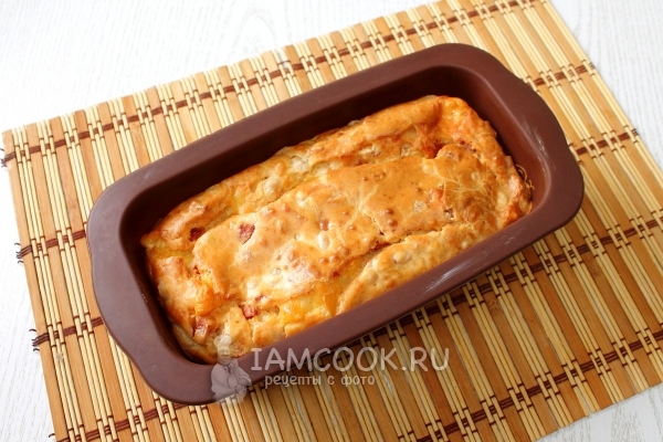 Готовый мясной кекс