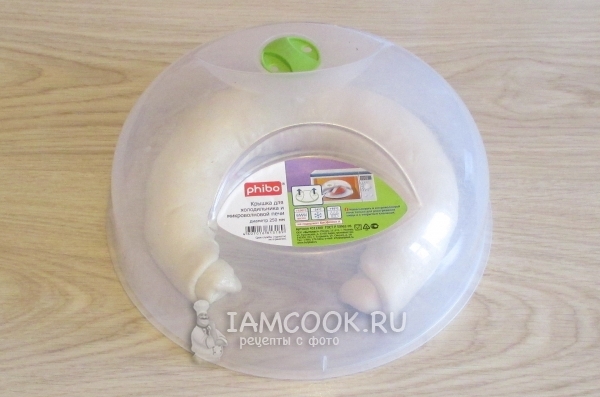 Накрыть тесто крышкой