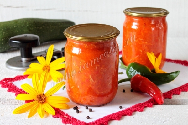 Аджика из кабачков рецепт