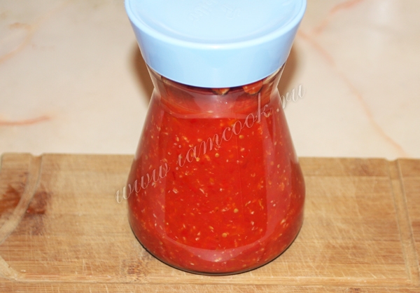 острая домашняя аджика