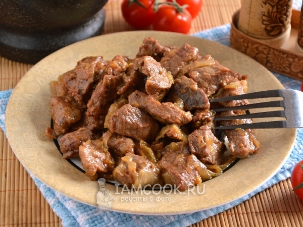 Фото жареной говядины
