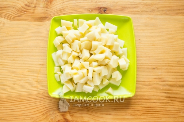 Порезать картофель