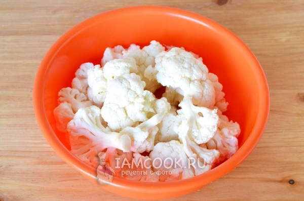 Разобрать капусту на соцветия