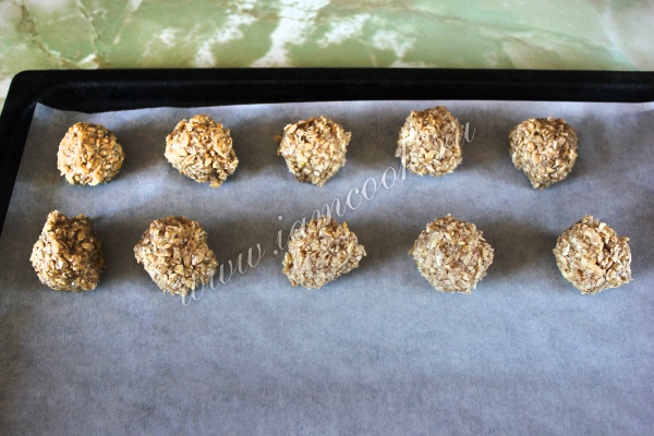 Кофейное печенье из овса с цедрой