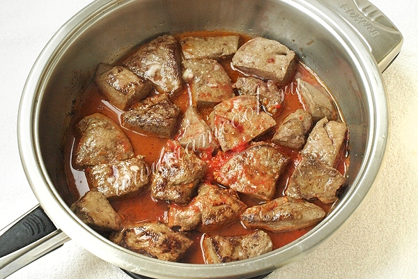 Обжарка печени на сковороде