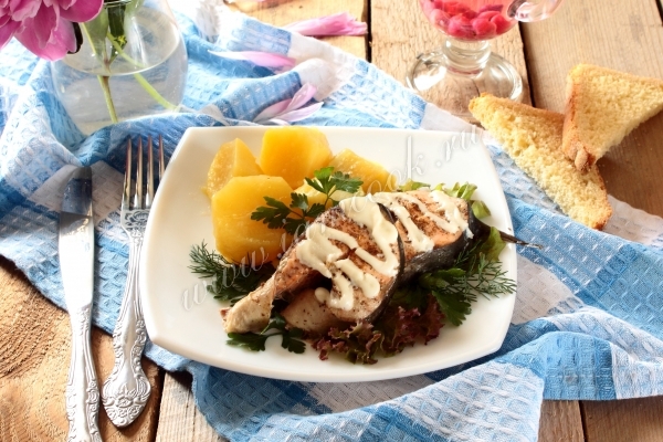 Рецепт горбуши на пару в мультиварке