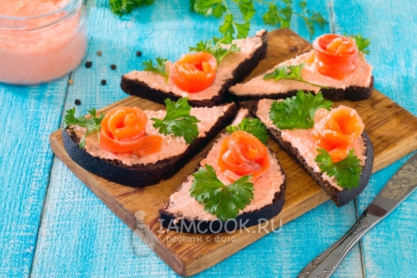 Фото бутербродов с красной рыбой