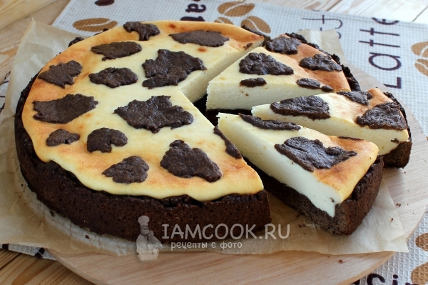 Фото творожного пирога «Коровка Буренка»