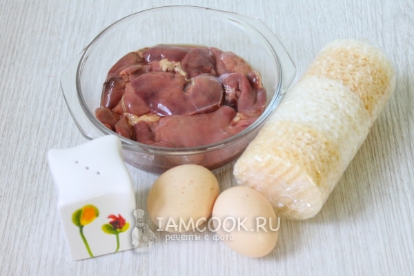 Ингредиенты для печеночных гренок