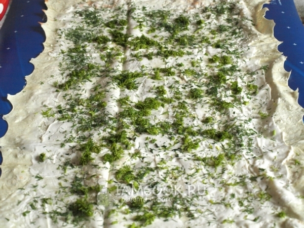 Смазать лаваш