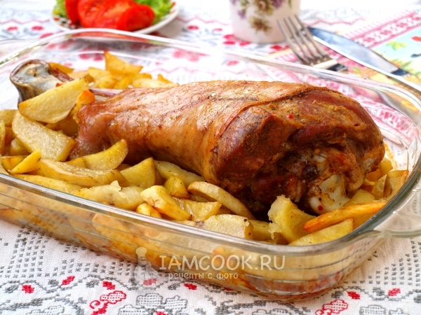 Фото голени индейки в духовке