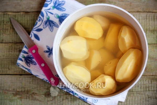 Почистить картофель