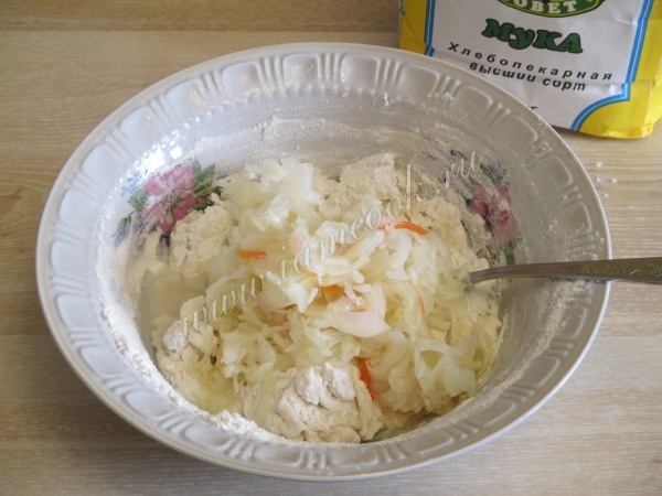 Тесто для оладьев из квашеной капусты