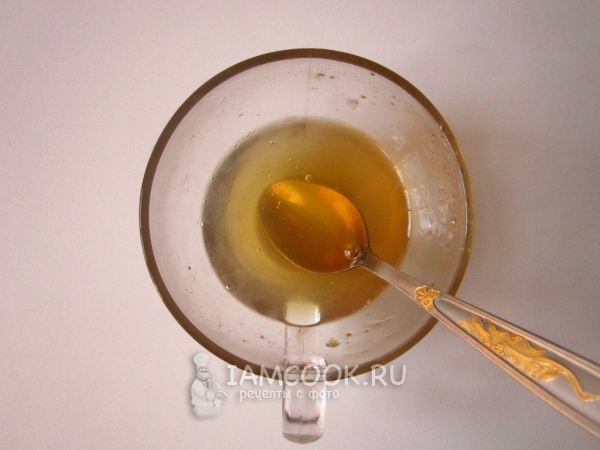 Залить желатин водой