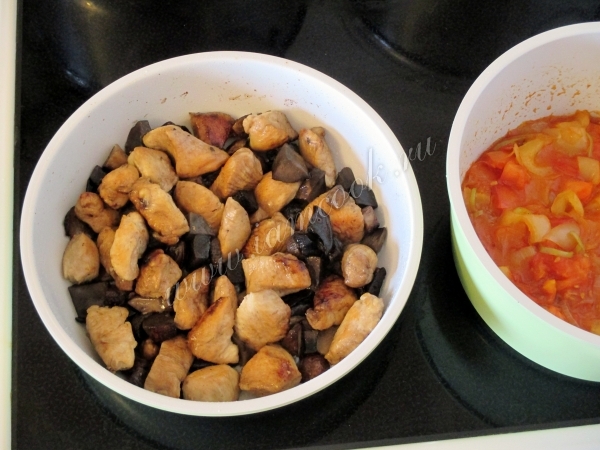 Курица с грибами