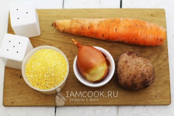 Ингредиенты для кукурузного супа