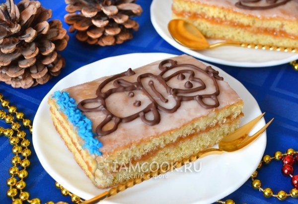 Фото бисквитных пирожных «Обезьянки»