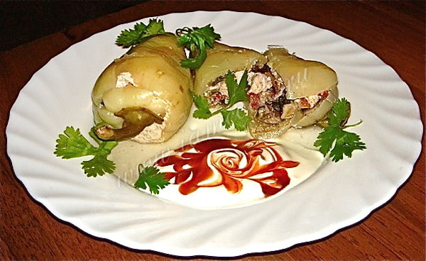 перцы, фаршированные индейкой