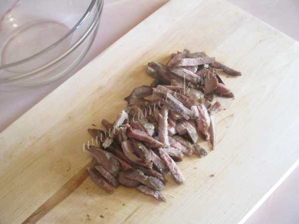 Говядина нарезанная