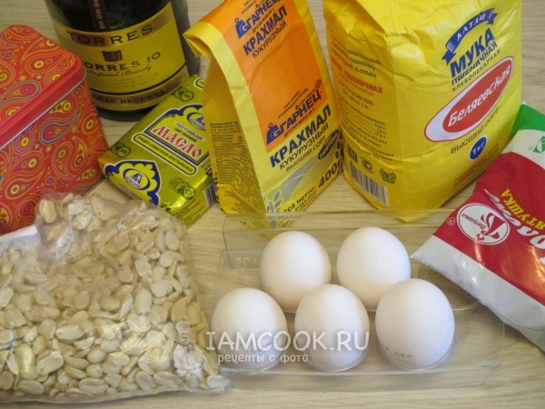 Ингредиенты для подарочного торта